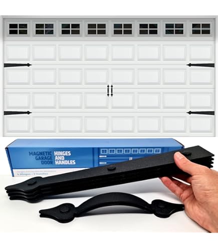 DURA-LIFT Decorative Magnetic Faux Garage Door Windows For 2-Car Garage (32-Pack) - Madcity - View #14