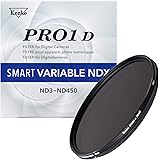 Kenko 可変NDフィルター PRO1D smart バリアブル NDX 67mm ND3~32 X状ムラなし ND3~450無段階調整 933848