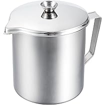 ステンレス製業務用ポット5個セット Amazon｜遠藤商事 TKG 油入れ オイルポット 5L 錆に強い