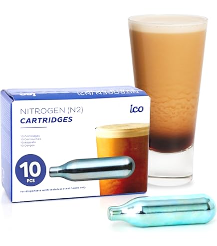 Amazon | ナイトロコーヒーメーカー用 窒素ガス N2 カートリッジ 24本