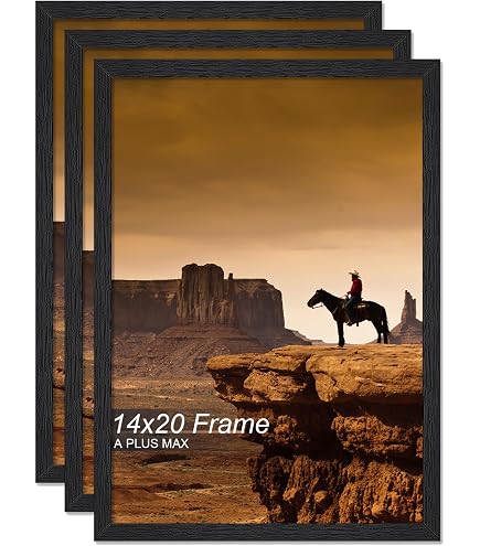 Amazon.co.jp: Picrit 14x20インチ 写真フレーム 3個パック ブラック