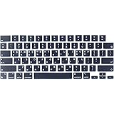 韓国語シリコンキーボードカバースキン 2022 MacBook Air 13.6 M2 Chip A2681 2021年発売のMacBook Pro 14インチモデルA2442 M1 Pro/ M1 Max&MacBook Pro 16インチ A24
