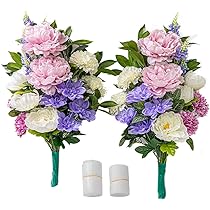 Amazon｜お墓用 牡丹 グラジオラス トルコキキョウ しきみ付き