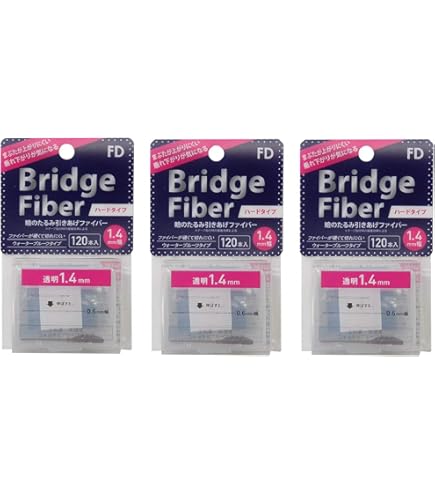 Amazon.co.jp: ブリッジ ハードファイバー クリア 1.4mm : ビューティー