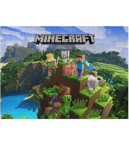 Amazon.co.jp: ENSKY 300-1921 Minecraft Overworld Jigsaw