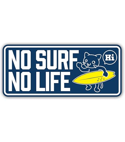 Amazon.co.jp: SURF my!Life サーフィンステッカー 防水・車両OK Amazon.co.jp: SURF my!Life サーフィンステッカー 防水・車両OK