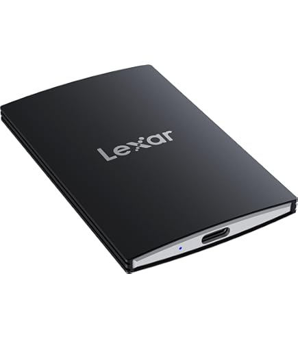 USB3最速！ 2TB USB3.2 Gen2x2 Lexar ポータブルSSD Amazon | Lexar 2TB SL500 ポータブル SSD 最大2000MB/秒 Type-C