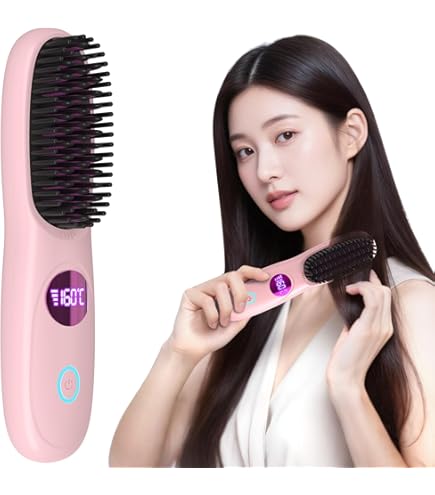 Amazon.co.jp: BlueCrest ヘアアイロン コードレスヒートブラシブラシ