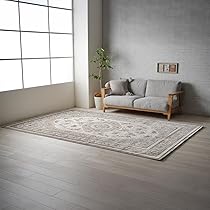 Amazon｜イケヒコ ラグ カーペット マット 長方形 輸入 ロザリオ