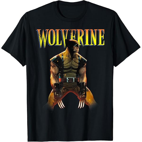 Amazon | Marvel X-Men ウルヴァリン アダマンティウム ジム Tシャツ