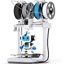 Amazon | Anycubic Kobra X 3Dプリンター、多色造形対応、4色~19色対応