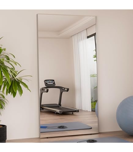 Amazon.co.jp: 割れない鏡 全身鏡 ミラー 割れない キャスター