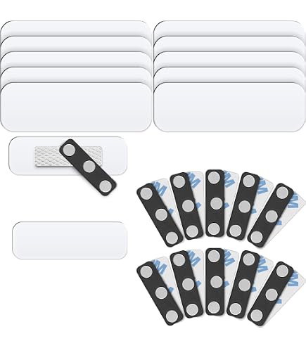 Magnetic Name Tags Chinco 50-Pack Magnetic Name Tag Kit - DIY Blank ...