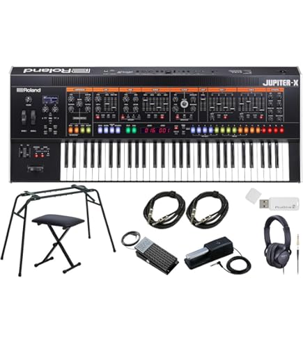 Amazon | Roland ローランド/JUPITER-Xm [純正ケース CB-B37 セット