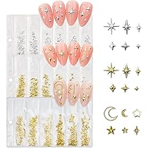 Amazon.co.jp: SensaBliss ネイルパーツ 金属パーツ ネイル