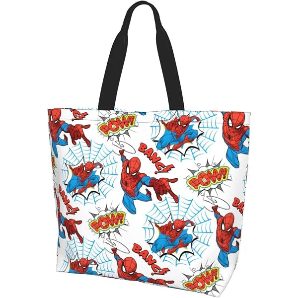 Amazon | Spidey and Friends トートバッグ Lサイズ 再利用可能 食料品