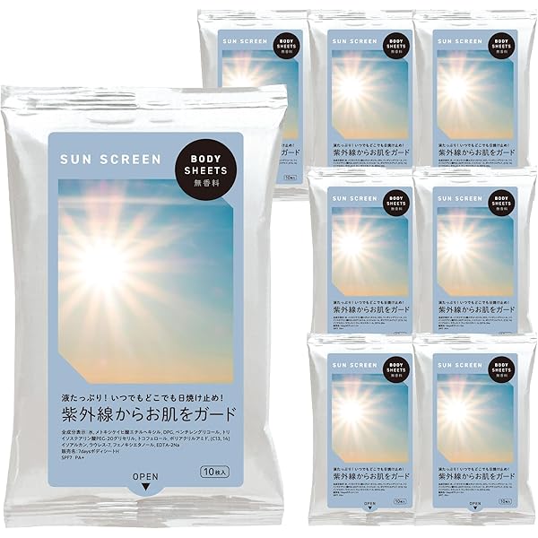 Amazon.co.jp: 無印良品 日焼け止めシート 12枚入