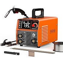 Amazon | FEIFANKE 半自動溶接機 1台3役 100V溶接機 ノンガスMIG