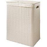 宮武製作所 ランドリーボックス Diario 幅38×奥行き24×高さ50cm アイボリー 縦型二段式 RB-380