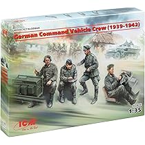 Amazon | アイシーエム ICM 1/35 ドイツ陸軍 装甲指揮車 クルー
