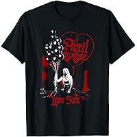 Amazon | アヴリル・ラヴィーン公式ラブ・スックス写真 Tシャツ | T