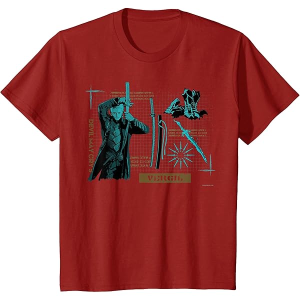 Amazon | Devil May Cry 5 ダンテ Tシャツ | Tシャツ・カットソー 通販