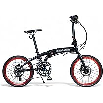 メルセデス・ベンツ シルバー 20型20段変速付き折りたたみ自転車 メルセデス・ベンツ シルバー 20型20段変速付き折りたたみ自転車