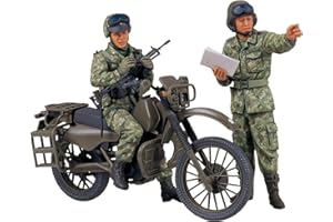 タミヤ 1/35 ミリタリーミニチュアシリーズ No.245 陸上自衛隊 オートバイ偵察セット プラモデル 35245