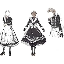 Amazon.co.jp: [Wo Wo 商贸] VTuber 叶 Kanae新衣装メイド服