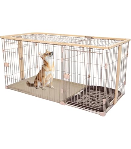 犬用ケージ 中型 146長さ x 68.5幅 x 70高さ cm Amazon | 犬 ケージ 犬 ゲージ 幅146×奥行68×高さ70cm 小中大型犬用