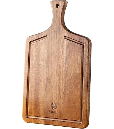 Amazon | 取っ手付き木製カッティングボードセット キッチン用 大小