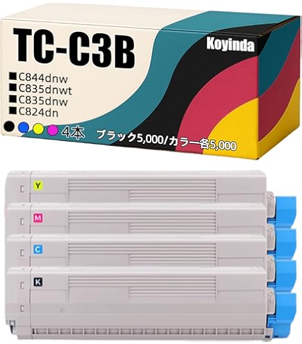 Amazon.co.jp: 【Amazon.co.jp限定】沖データOKI TC-C3B 互換トナー BK