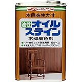 ニッペ ペンキ 塗料 オイルステイン 1L メープル 油性 屋内 ステイン 日本製 4976124520518