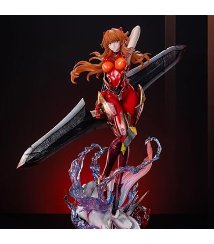 Amazon.co.jp: 惣流・アスカ・ラングレー フィギュア 1/6スケール 塗装