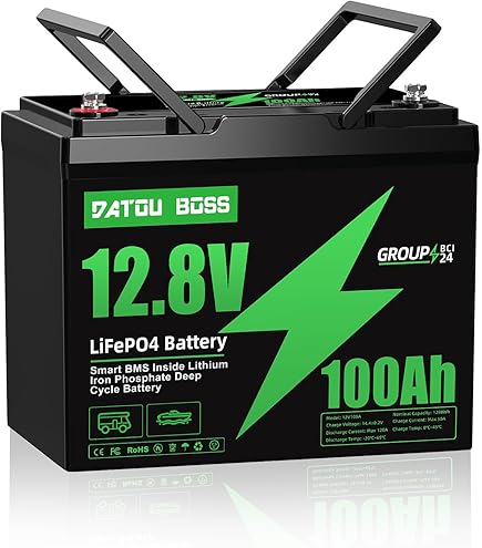 大容量!! リン酸鉄リチウムイオンバッテリー 12v 100ah 1280Wh Amazon | DATOUBOSS リン酸鉄リチウムイオンバッテリー 12v