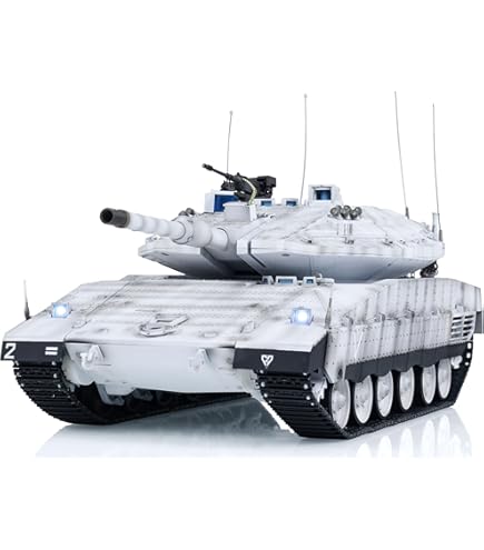 Amazon.co.jp: 1/16 ラジコン 戦車 タミヤ レオパルド2A6 フル