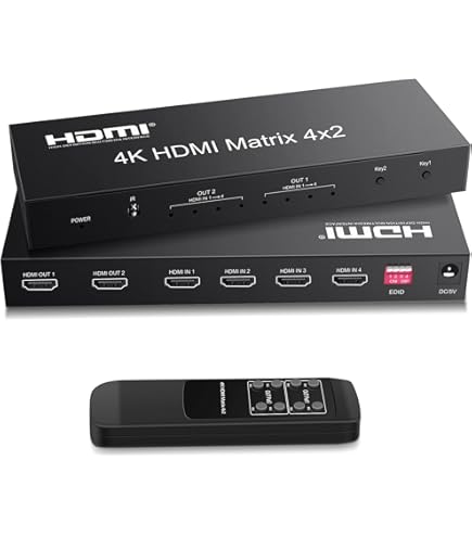 TESmart HDMI マトリックス 4入力4出力 PAP機能 切り替え器 Amazon.co.jp: TESmart HDMI マトリックス 4入力4出力 PAP機能