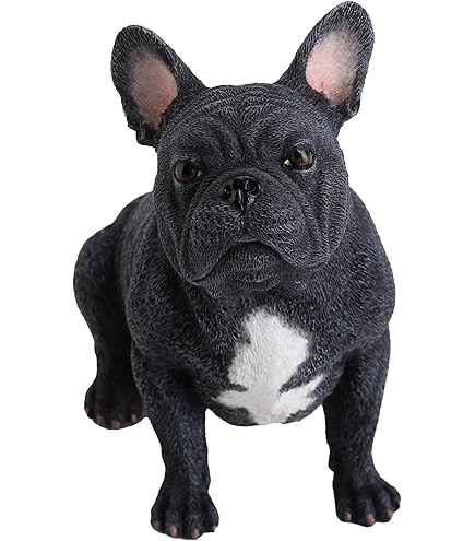 Amazon.co.jp: 犬の置物 フレンチブルドッグ N13886 黒フレンチ