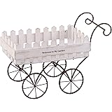 アビテ(Habiter) ピケット・ガーデンカート WH 60ｘ29ｘ41cm WEY-706-WH