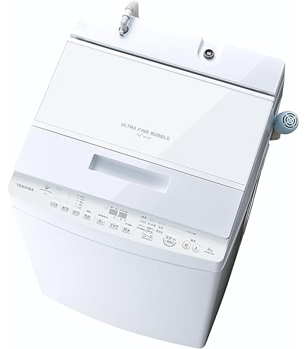 Amazon.co.jp: 東芝 全自動洗濯機 9kg グランホワイト AW-9DH1  