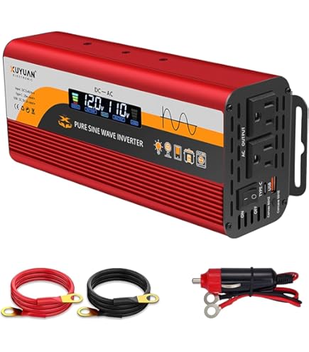 インバーター 12V 純正弦波 1000W 最大 2000W 周波数注意 インバーター 12V 純正弦波 1000W 最大 2000W 周波数注意