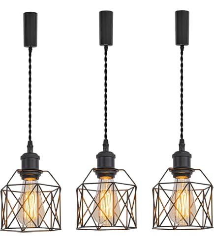 Kiven ペンダントライト ブラック E26 ダクトレール式 Amazon.co.jp