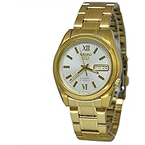 ヒロ♡専用 美品✨SEIKO5自動巻き　ゴールド レディース腕時計 デイデイト Seiko 5 SEIKO5 セイコーファイブ腕時計 レディース
