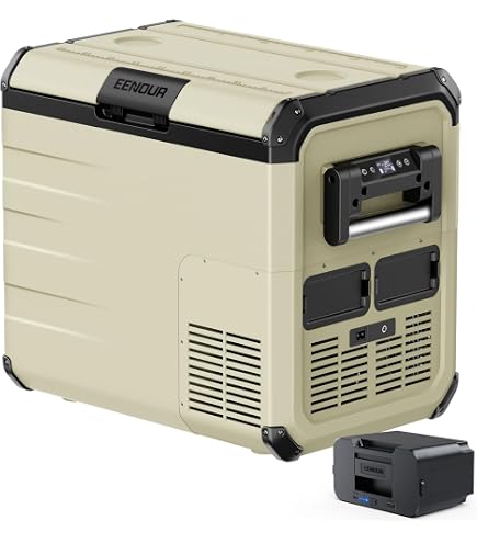 Amazon.co.jp: EENOUR 車載冷蔵庫 TAW55 55L -20℃～20℃ 2室個別温度