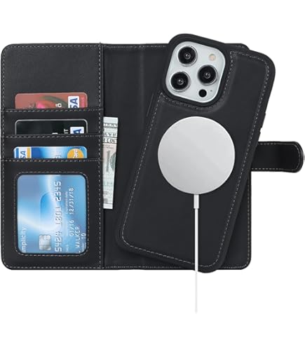 Demiurvo iPhone14ProMax 手帳型ケース 黒 カード収納 iPhone14 iPhone14Plus iPhone14Pro iPhone14ProMax 手帳型