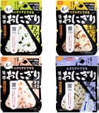 Amazon | 尾西食品 携帯おにぎり 4種類×2袋 計8袋セット わかめ・鮭