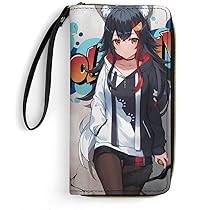 Amazon.co.jp: 財布 長財布 VTuber おおかみ ミオしゃ Wallet