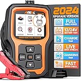 ANCEL AD410 Pro OBD2 Scanner Diagnostic Tool Battery Tester 2 in 1, 12V Car Battery Charging Cranking Test, Car Scanner Diagn