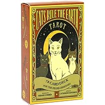 Amazon.co.jp: [AZAASU] 猫イラスト 78枚 タロット カード 占い