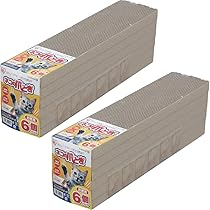 Amazon.co.jp: アイリスオーヤマ ネコの爪とぎ 6個パック×2個